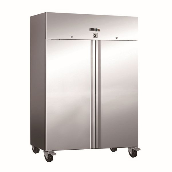 Gastro-Inox RVS 1200 liter vriezer, convectiekoeling, netto inhoud 1173 liter, 201.015