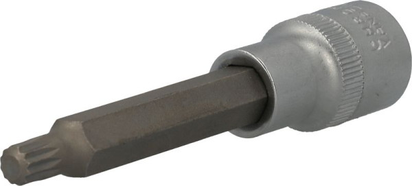 Brilliant Tools 1/2" bitdop met meerdere tanden, 100 mm lang, M8, BT022942