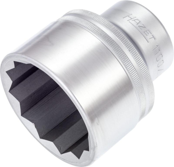 Hazet dopsleutelinzet, dubbel zeskant, hol vierkant 25 mm (1 inch), uitwendig dubbel zeskantprofiel, 55 mm, 1100Z-55