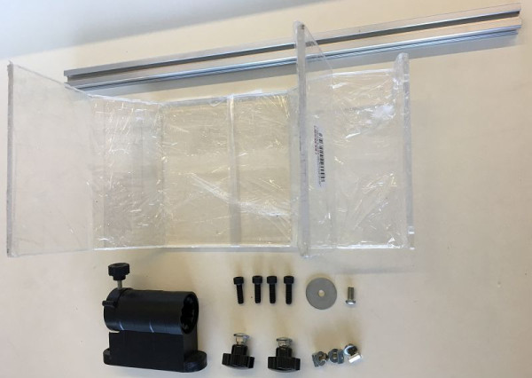 ELMAG Plexi boorhouderbescherming compleet, met houder voor GBM 4/50 SGA CE, 9802234
