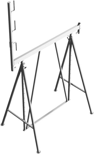 Schake vouwsteigerbok “Universeel” U1500, verzinkt, 10127VS