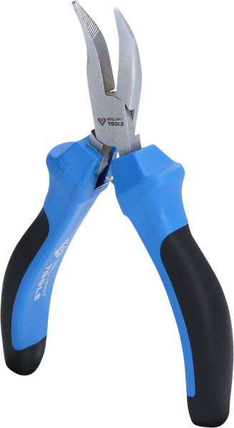 Brilliant Tools fijnmechanische punttang, gebogen, BT067607