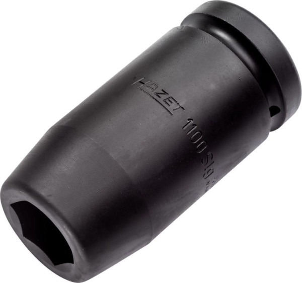 Hazet impact, machine schroevendraaierdop, zeskant, hol vierkant 25 mm, buiten zeskant profiel, 27 mm, lange versie, 1100SLG-27