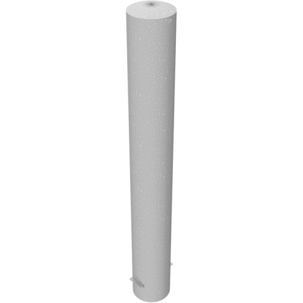 Stein HGS HGS stalen buispaal/stambeveiligingspaal -Bollard-, 1500mm, voor inzetting in beton, zonder verf, geen oogjes, met schroefbare stalen kap, wanddikte: 3,6 mm, 1574702