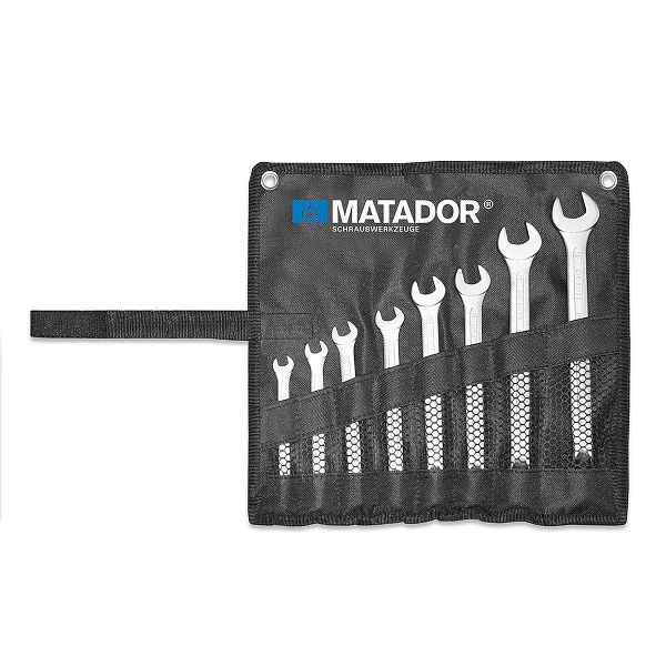 MATADOR ratel-steeksleutelset, 8-delig, 8 - 19 mm, 0183 9080