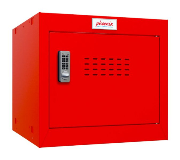 Phoenix CL-serie rode kubuskast maat 1 met elektronisch slot, CL0344RRE