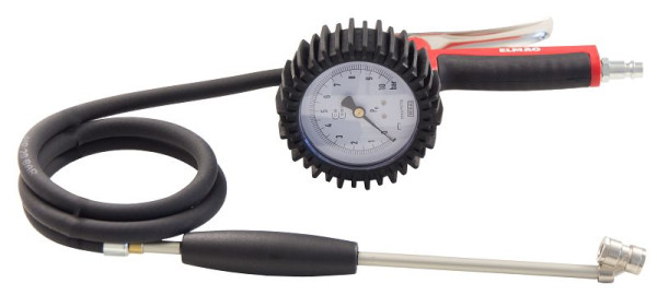 ELMAG professionele bandenpomp met dubbele stekker, model 60 GE/CEE/2, 'gekalibreerd', 42053