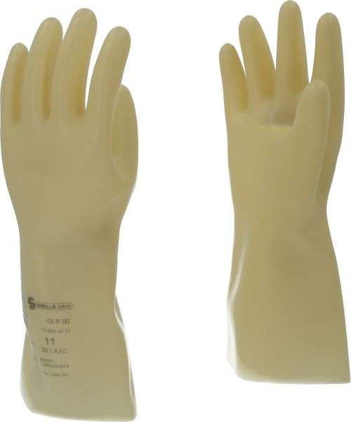 KS Tools Elektriciensbeschermhandschoen met beschermende isolatie, maat 11, klasse 00, wit, 117.0049