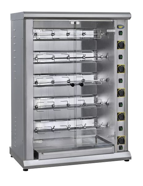 ROLLER GRILL 5 spies gas kippengrill, RBG200