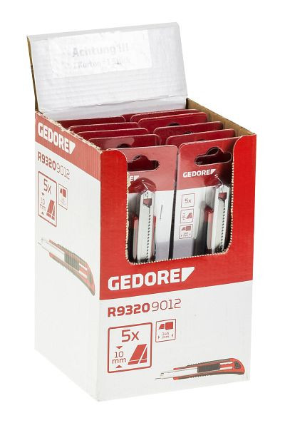 GEDORE rood displaymes breedte 25 mm 8-delig, 3301792