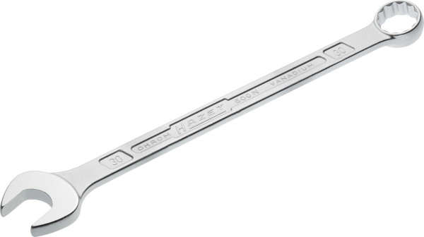 Hazet combinatiesleutel, buiten dubbel zeskant tractieprofiel, 30 mm, 600N-30