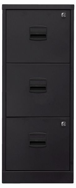 Bisley hangmapkast PFA, 3 HR laden, zwart, PFA3F633