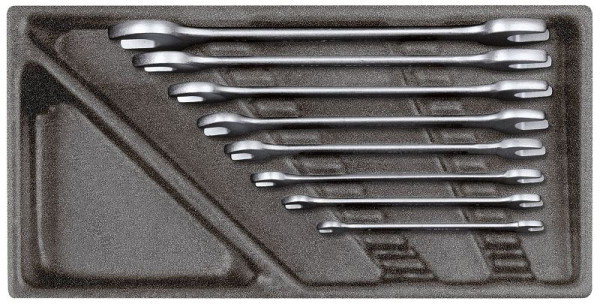 GEDORE rode dubbele steeksleutelset 2/6 CT-module, 8-delig, 3301698