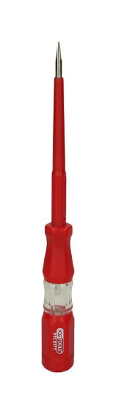 KS Tools spanningstester met beschermende isolatie 100-500 V, 180 mm, 911.2177