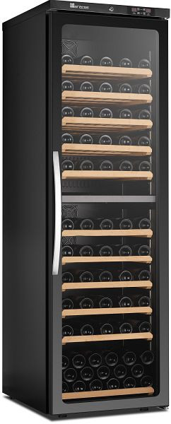 Saro 2-zone wijnkoelkast met glazen deur CV450 PV 2T, 486-1020