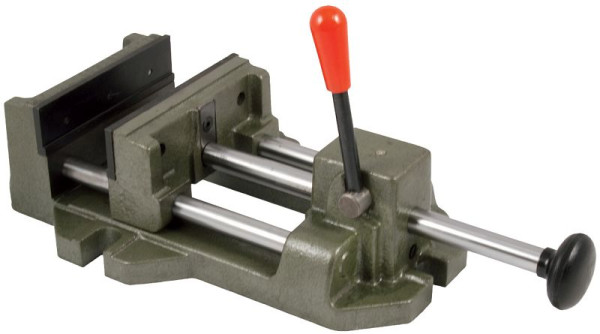 ELMAG snelwisselbankschroef, QUICK GRIP, 6' / 150 mm, inclusief 1 prismabekken, spanwijdte 150 mm, 16092
