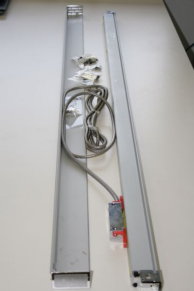 ELMAG glazen meetstok model KA 600/1200 voor digitale positieweergave SINOIP53 slag 1200 mm, inbouwlengte 1370 mm, 88842