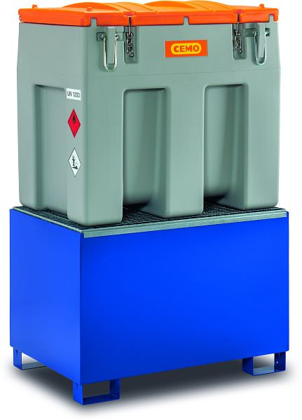 Cemo opvangbak type SW600/2, gelakt, 11505