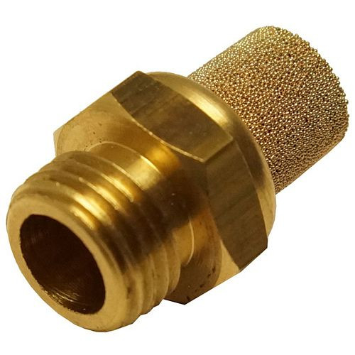 AEROTEC demper SEM G 1/4 inch messing, zeskant, 20.3030.43