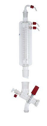 IKA verticale condensor met verdeelstuk en afsluiter voor refluxdestillatie, 0003743000