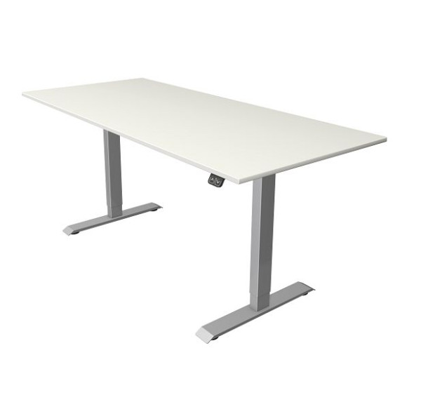 Kerkmann compacttafel B 1800 x D 800 mm, elektrisch in hoogte verstelbaar van 740-1230 mm, wit, 10227510