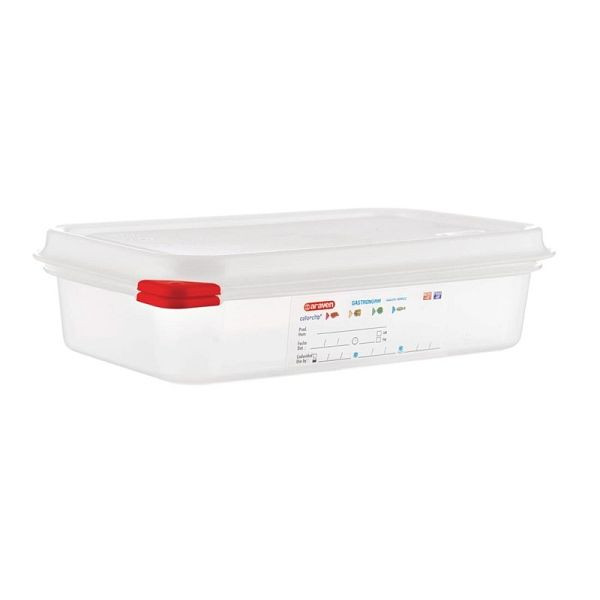 Araven GN1/4 voedselcontainer met deksel 1.8L, VE: 4 stuks, GL263