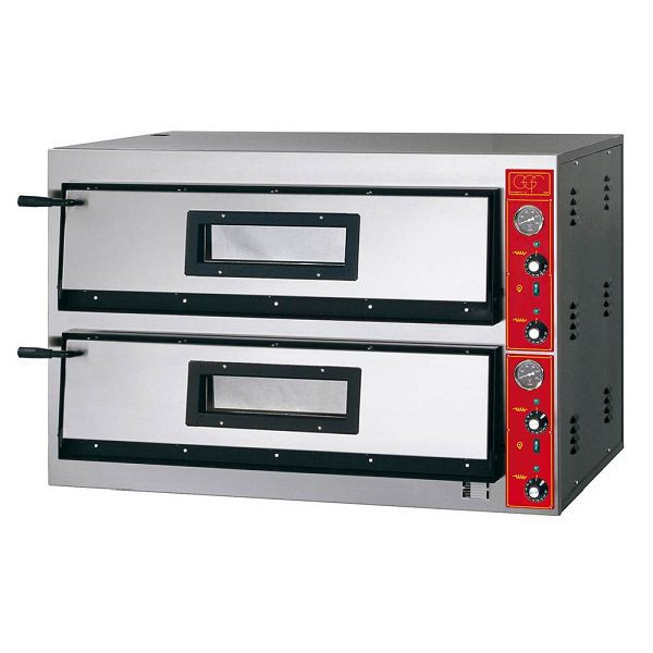 Stalgast pizzaoven met één kamer, 12,8 kW, 1150 x 735 x 750 mm (BxDxH), PP0412630