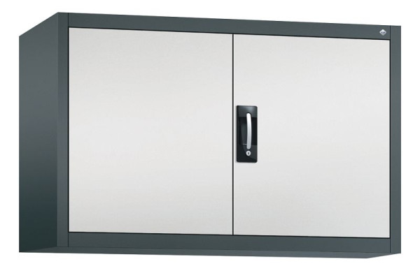 C+P bovenkast Acurado, H790xB1200xD400mm, kleur: antracietgrijs/lichtgrijs, verzonken handgreep, 9465-009 S10074