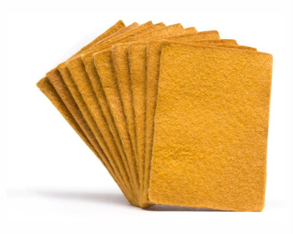 ELMAG vilt bruin voor polijsten 40x60x2mm (10 stuks), 58583