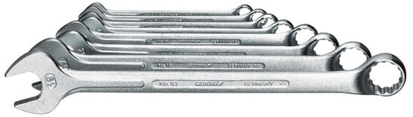 GEDORE ringsteeksleutelset, 8-delig, 8-19, 6011950