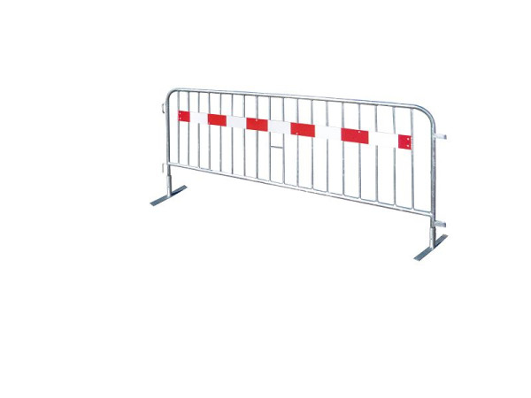 Schakebarrière type SE, folietype 1, lengte: 2, 50 m, 18 spijlen, rood/wit, 419_00SE