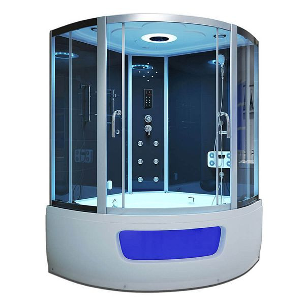 HOME DELUXE stoomdouche EXCLUSIO - zwart, 1051