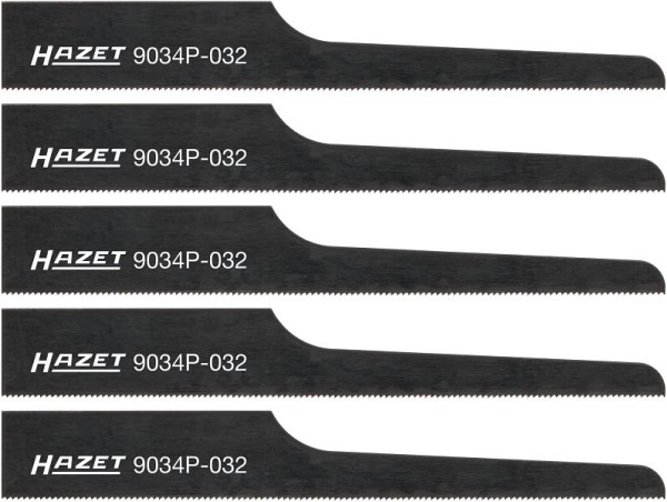 Hazet decoupeerzaagbladen, 32 tanden, 5x, 9034P-032/5