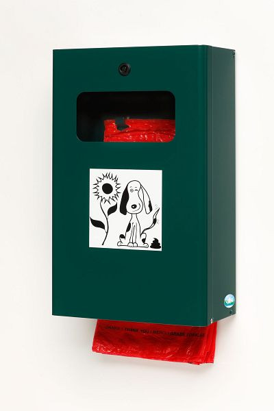 VAR hondenpoepzakjesdispenser DS 6, mosgroen, 21196