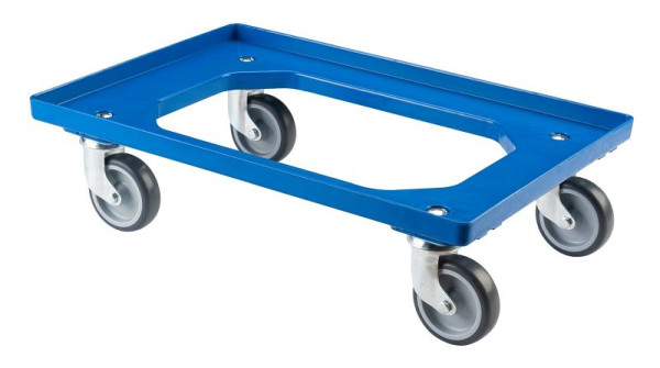BS rollen transportrol voor dozen 60x40 cm, blauw, T.-ROLLER.1B