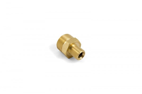 De Witte tepel messing M22-1.5M x 3 / 8M, 890.100.552