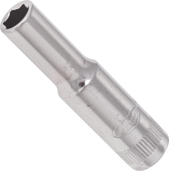VIGOR-bus, lang, hol vierkant 6,3 mm (1/4 inch), buitenzeskantprofiel, 6 mm, V2535N