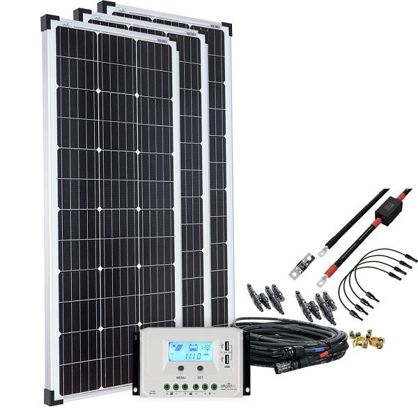 Offgridtec basicPremium-L 300W zonnesysteem 12V/24V compleet systeem, 4-01-002655