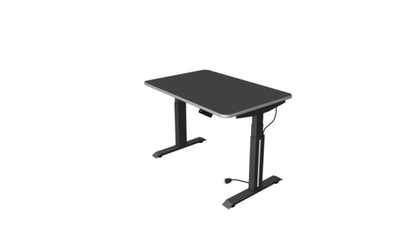 Kerkmann Move Professionele zit-/statafel, B 1200 x D 800 mm, elektrisch in hoogte verstelbaar van 640-1290 mm, antraciet, 10070413