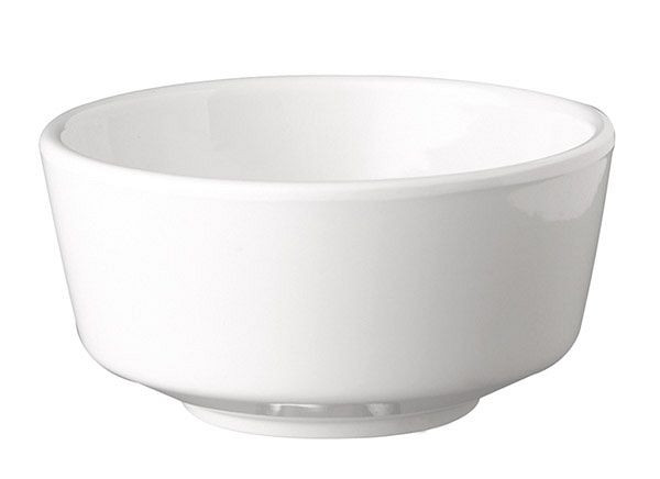APS schaal, rond -FLOAT-, Ø 5,5 cm, hoogte: 3 cm, melamine, wit, 0,03 liter, verpakking: 36 stuks, 83900