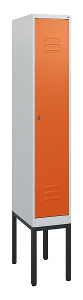 C+P Umkleidespind Classic PLUS, Gestell, 1950x300x500mm, 7035/2004, Zylinderschloss, 0800305-10 S10031