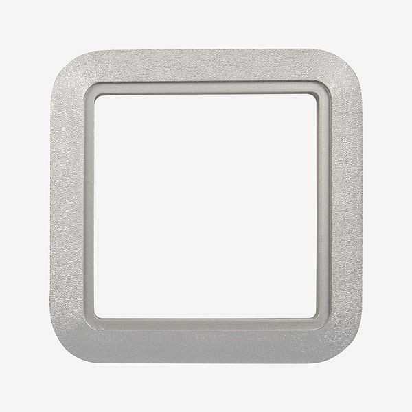 HKW frameafdekking voor EURO-STYLE zuigmof, zilver, 030184