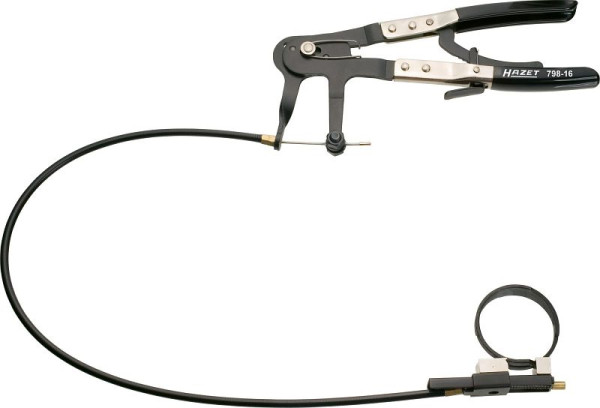 Hazet slangklemtang, speciale klem met parallel klemuiteinde, lengte: 875 mm, klembereik min: 3 mm, 798-16