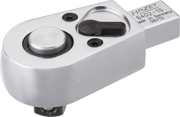 Hazet omkeerbare ratelinzet, vierkant inzetstuk 9 x 12 mm, massief vierkant 10 mm, lengte: 61 mm, reserveonderdelen: 8816P/6, 8816S/7, 6402-1S