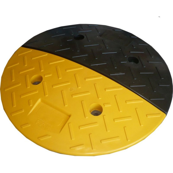 Stein HGS HGS snelheidsremmer zwart/geel, Ø 400 mm, hoogte 40 mm, met rubber bekleed, 12908