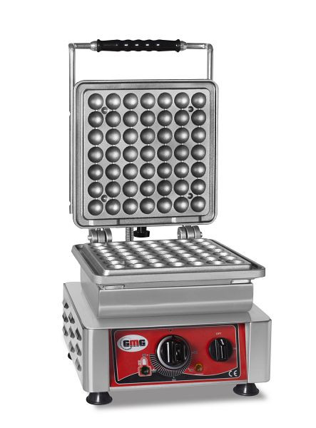 GMG wafelijzer Lokmia-S, 1x (Ø49 x 3cm x 1.4cm/2.8cm), verwisselbare bakplaat zeer eenvoudig te monteren, 50° tot 300°C, makkelijk schoon te maken, WE-07S