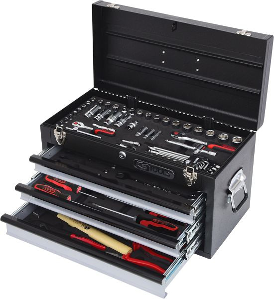 KS Tools 1/4"+3/8" CHROMEplus universele gereedschapsset, 99-delig, 918.0250