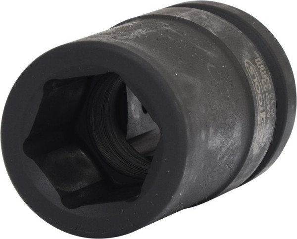 KS Tools 1" slagdop, zeskant, lang, 33 mm, 515.1833