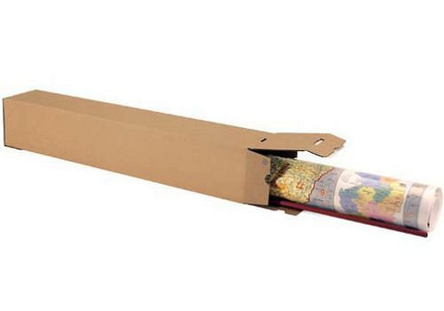 DENIOS Quattropack Premium, 1-wandig vouwkarton, 105 x 105 x 430 mm, voor A2-formaat, kwaliteit 1.30B, VE 10, 299478