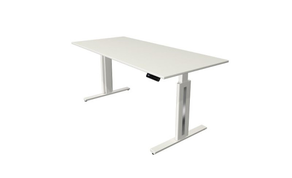 Kerkmann zit/sta tafel Move 3 fresh, B 2000 x D 1000 mm, elektrisch in hoogte verstelbaar van 720-1200 mm, wit, 10184810